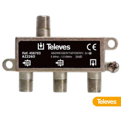 Derivador F 2D5 1220MHz 26dB (DOCSIS 3.1)