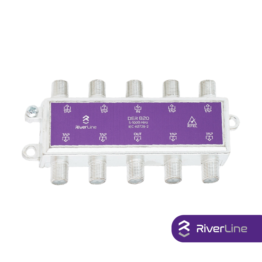 DERIVADOR 820 RiverLine - 8 Derivaciones