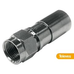 Conector de Compresión "F" para Cables T100plus, T100, CXT-1, CXT-60 - Televes