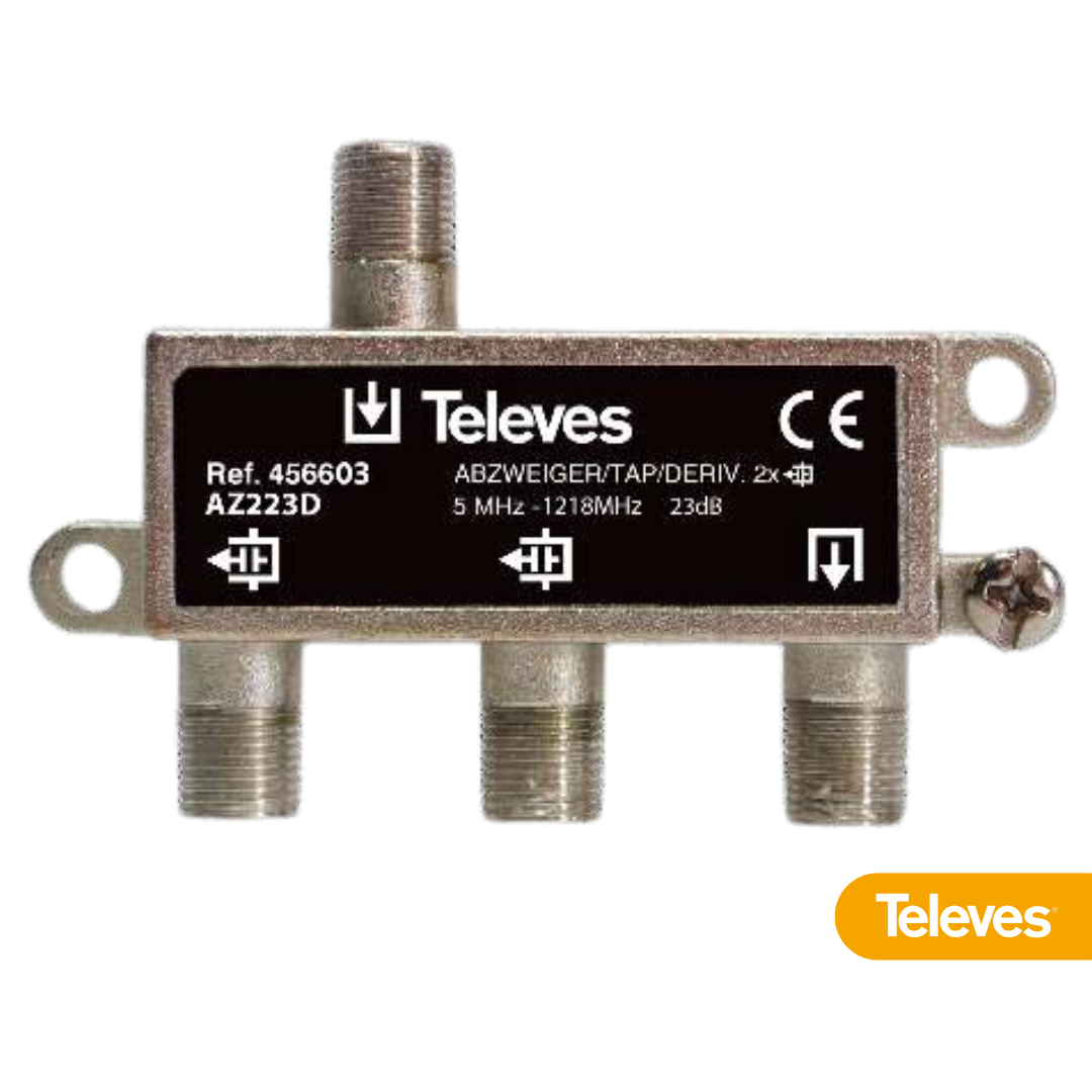 Derivador F 2D5 1220MHz 17dB (DOCSIS 3.1)