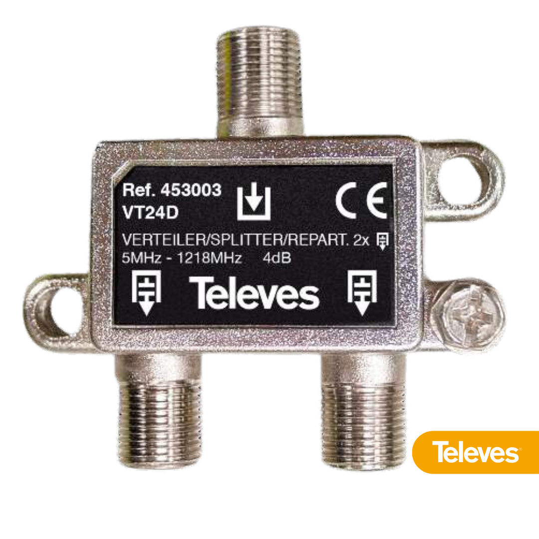 4db Repartidor F 2D 5-1220MHz 4dB (DOCSIS 3.1) – IMPORLINE